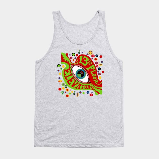 The 13th Floor Elevators - Psychedelic Rock Tank Top by EverGreene